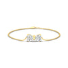 Load image into Gallery viewer, bow-design-diamond-chain-bracelet-in-yellow-gold-fdbrc8336angle1-nl-yg