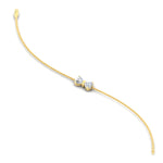 Load image into Gallery viewer, bow-design-diamond-chain-bracelet-in-yellow-gold-fdbrc8336angle3-nl-yg
