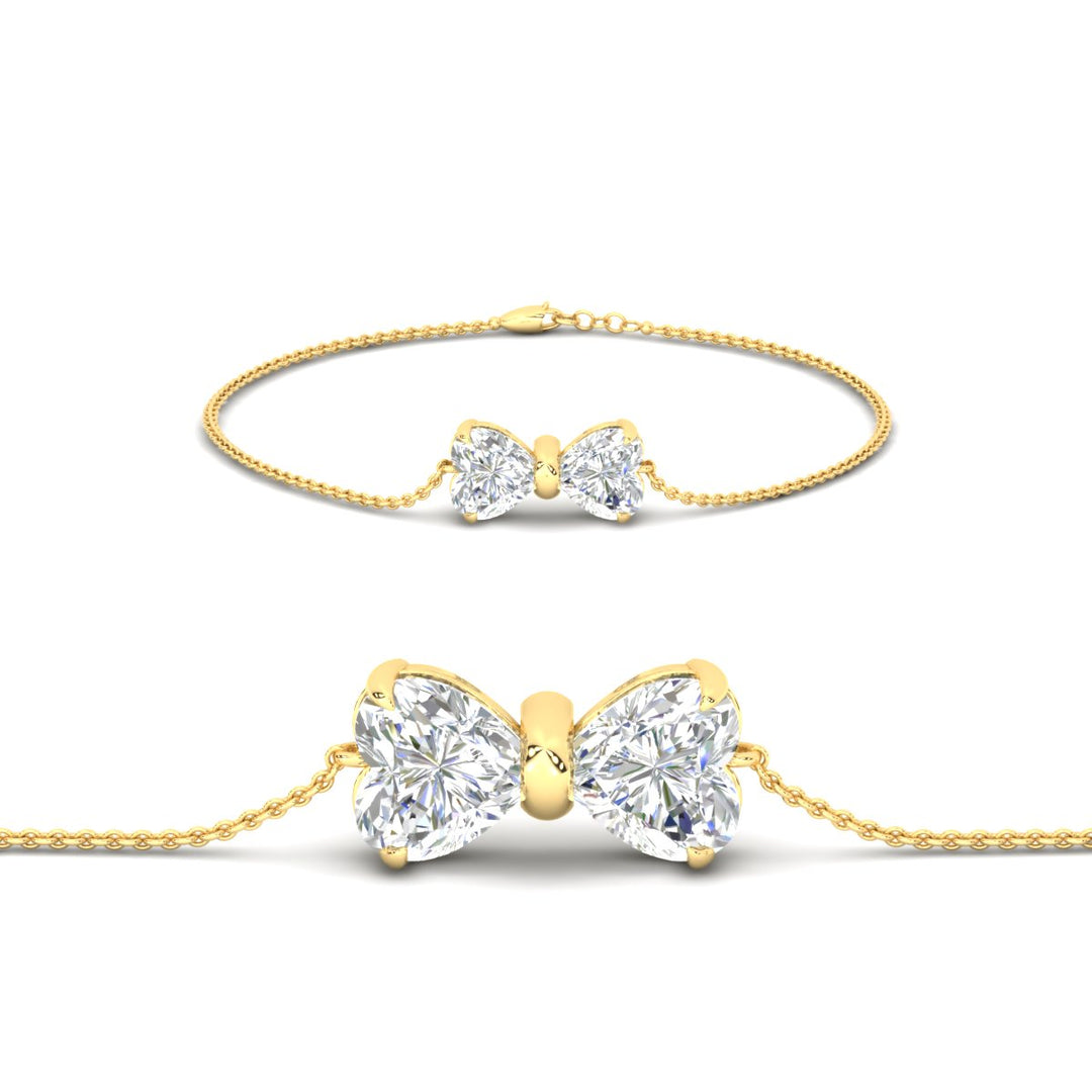 bow-design-diamond-chain-bracelet-in-yellow-gold-fdbrc8336sleep-nl-yg
