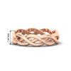 Load image into Gallery viewer, braided-gold-wedding-ring-in-rose-gold-fdm342-nl-rg-hw