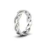 Load image into Gallery viewer, braided-gold-wedding-ring-in-white-gold-fdm342angle2-nl-wg
