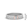 Load image into Gallery viewer, single-stone-flat-mens-engagement-ring