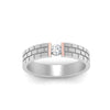 Load image into Gallery viewer, single-stone-flat-mens-engagement-ring