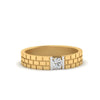 Load image into Gallery viewer, Brick Round Stone Mens Wedding Ring