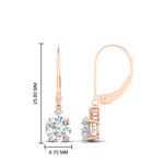 Load image into Gallery viewer, 2-carat-cute-round-cut-diamond-dangle-lever-back-earrings-in-rose-gold-FDEAR11242-2.00CT-NL-RG.jpg