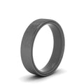 Thumbnail 15 - brushed-2-tone-mens-wedding-ring