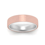 Load image into Gallery viewer, Brushed 2 Tone Mens Wedding Ring
