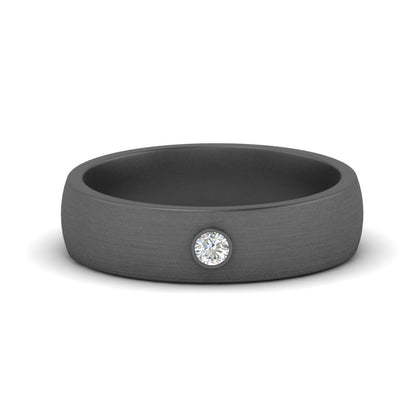 brushed-mens-single-stone-band-in-rose-gold-fd10392bangle5-nl-rg