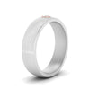 Load image into Gallery viewer, brushed-mens-single-stone-band-in-white-gold-FD10392BANGLE2-NL-WG