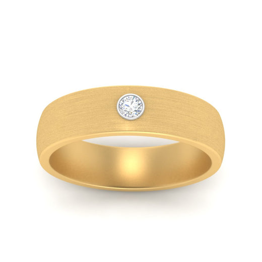 brushed-mens-single-stone-band-in-yellow-gold-FD10392BANGLE5-NL-YG