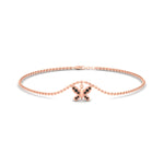 Load image into Gallery viewer, butterfly-cute-chain-black-diamond-bracelet-in-rose-gold-fdbrc9755gblackangle1-nl-rg.jpg
