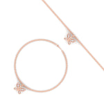 Load image into Gallery viewer, butterfly-cute-chain-diamond-bracelet-in-rose-gold-fdbrc9755angle3-nl-rg.jpg
