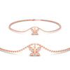 Load image into Gallery viewer, butterfly-cute-chain-diamond-bracelet-in-rose-gold-fdbrc9755sleep-nl-rg.jpg