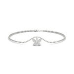 Load image into Gallery viewer, butterfly-cute-chain-diamond-bracelet-in-white-gold-fdbrc9755angle1-nl-wg.jpg
