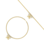 Load image into Gallery viewer, butterfly-cute-chain-diamond-bracelet-in-yellow-gold-fdbrc9755angle3-nl-yg.jpg
