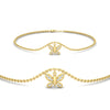 Load image into Gallery viewer, butterfly-cute-chain-diamond-bracelet-in-yellow-gold-fdbrc9755sleep-nl-yg.jpg