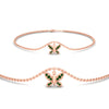 Load image into Gallery viewer, butterfly-cute-chain-emerald-bracelet-in-rose-gold-fdbrc9755gemgrsleep-nl-rg.jpg