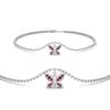 Load image into Gallery viewer, butterfly-cute-chain-pink-sapphire-bracelet-in-white-gold-fdbrc9755gsadrpisleep-nl-wg.jpg