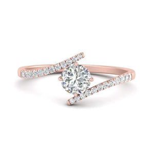 Bypass Modern Engagement Ring