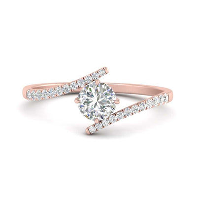 Bypass Modern Engagement Ring