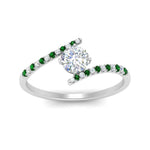 Load image into Gallery viewer, bypass-modern-round-cut-diamond-engagement-ring-with-emerald-in-FD9984RORGEMGR-NL-WG
