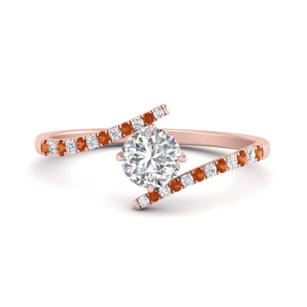 bypass-modern-round-cut-diamond-engagement-ring-with-orange-sapphire-in-FD9984RORGSAOR-NL-RG