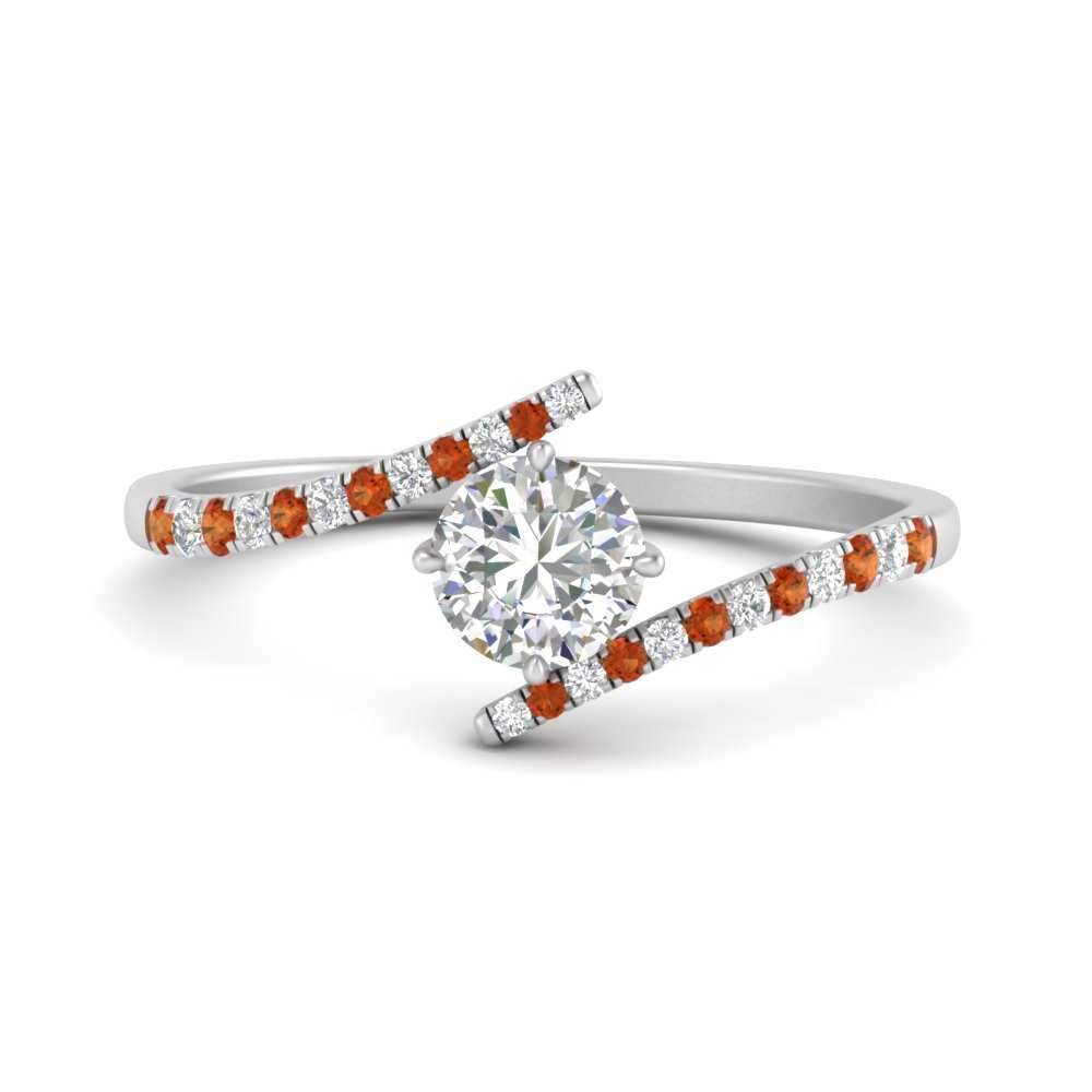 bypass-modern-round-cut-diamond-engagement-ring-with-orange-sapphire-in-FD9984RORGSAOR-NL-WG