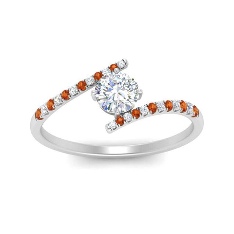 bypass-modern-round-cut-diamond-engagement-ring-with-orange-sapphire-in-FD9984RORGSAOR-NL-WG