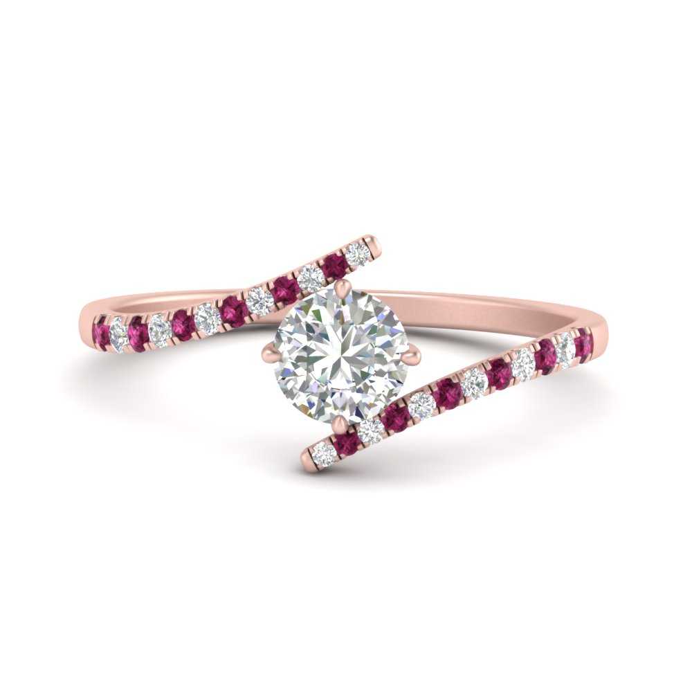 bypass-modern-round-cut-diamond-engagement-ring-with-pink-sapphire-in-FD9984RORGSADRPI-NL-RG