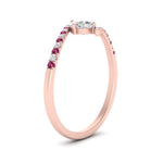 Load image into Gallery viewer, bypass-modern-round-cut-diamond-engagement-ring-with-pink-sapphire-in-FD9984RORGSADRPI-NL-RG
