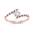 Thumbnail 24 - bypass-modern-round-cut-diamond-engagement-ring-with-pink-sapphire-in-FD9984RORGSADRPI-NL-RG