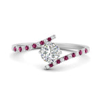 Load image into Gallery viewer, bypass-modern-round-cut-diamond-engagement-ring-with-pink-sapphire-in-FD9984RORGSADRPI-NL-WG

