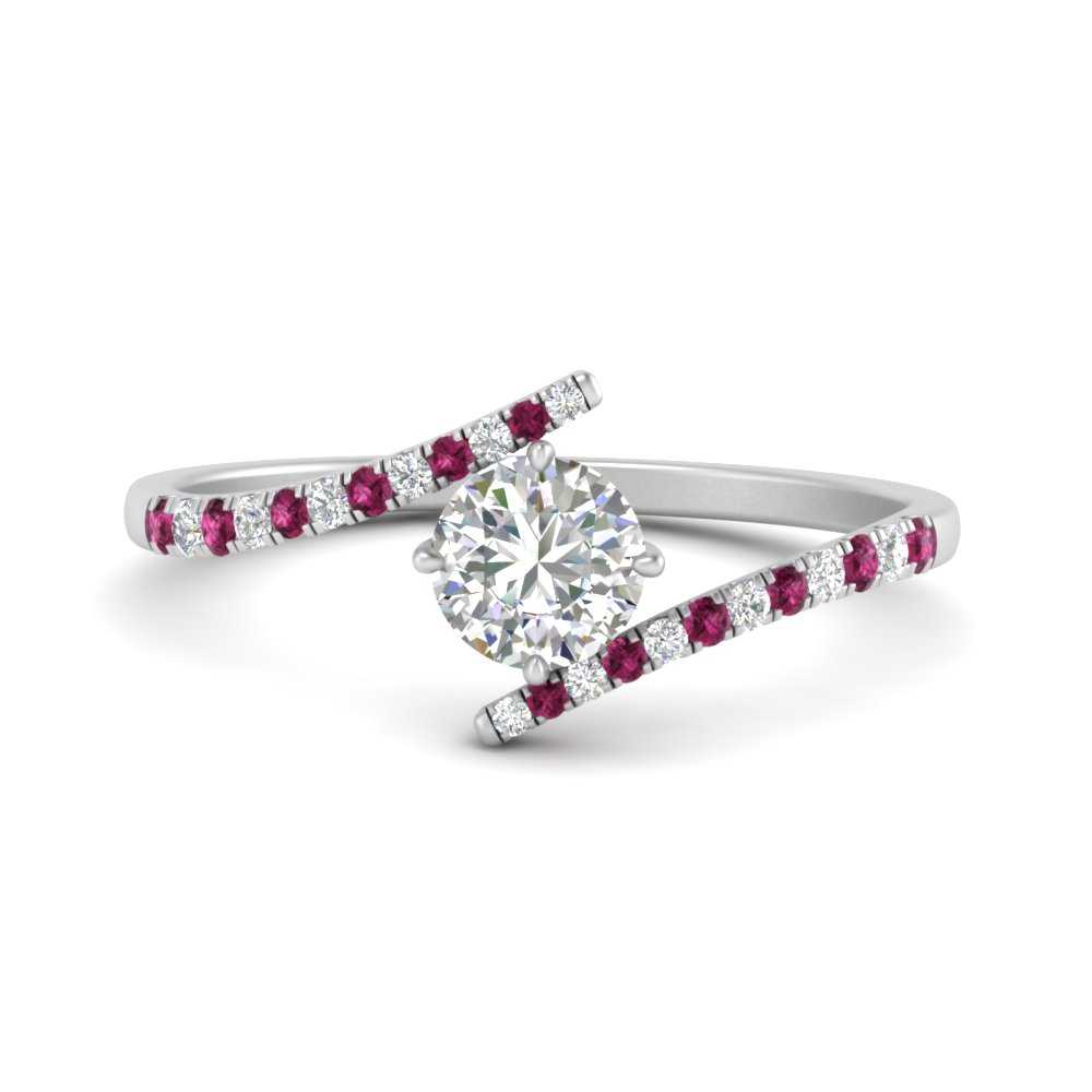 bypass-modern-round-cut-diamond-engagement-ring-with-pink-sapphire-in-FD9984RORGSADRPI-NL-WG