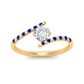 Thumbnail 21 - bypass-modern-round-cut-diamond-engagement-ring-with-sapphire-in-FD9984RORGSABL-NL-YG