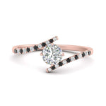 Load image into Gallery viewer, bypass-modern-round-cut-engagement-ring-with-black-diamond-in-FD9984RORGBLACK-NL-RG
