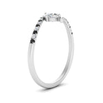 Load image into Gallery viewer, bypass-modern-round-cut-engagement-ring-with-black-diamond-in-FD9984RORGBLACK-NL-WG
