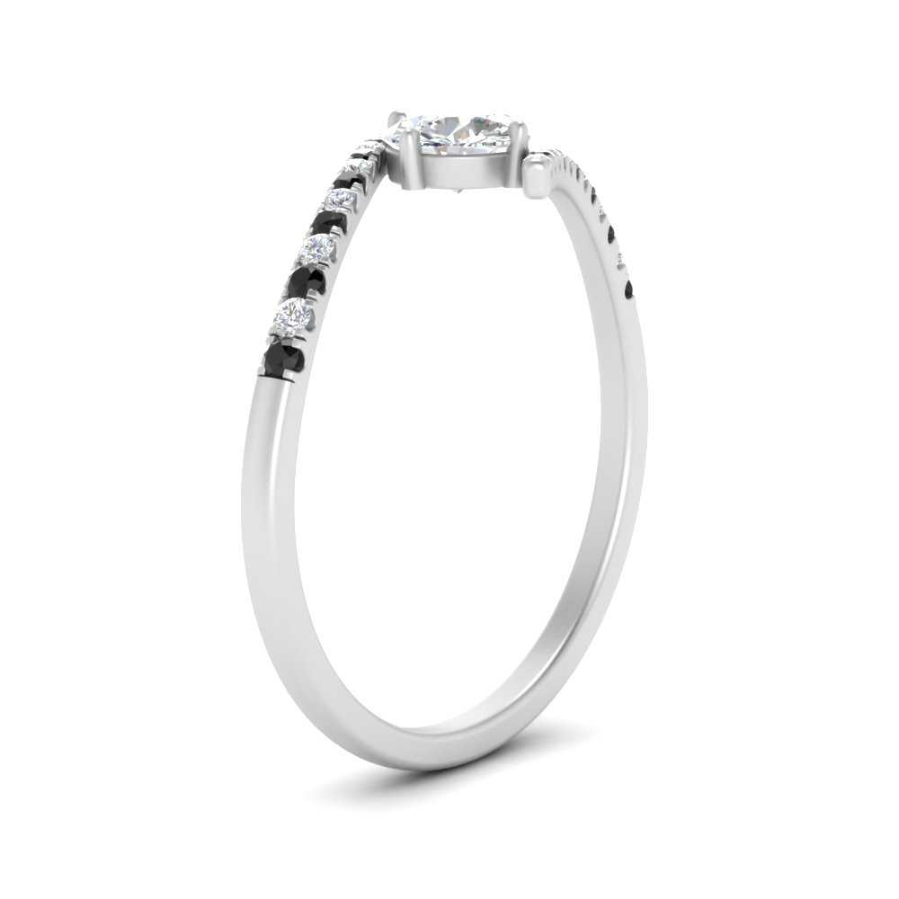 bypass-modern-round-cut-engagement-ring-with-black-diamond-in-FD9984RORGBLACK-NL-WG
