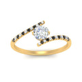 Thumbnail 66 - bypass-modern-round-cut-engagement-ring-with-black-diamond-in-FD9984RORGBLACK-NL-YG