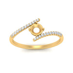 Load image into Gallery viewer, bypass-modern-semi-mount-diamond-engagement-ring-in-FD9984SMR-NL-YG
