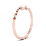 Load image into Gallery viewer, bypass-modern-semi-mount-diamond-engagement-ring-with-orange-sapphire-in-FD9984SMRGSAOR-NL-RG
