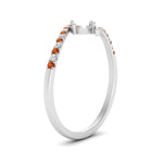 Load image into Gallery viewer, bypass-modern-semi-mount-diamond-engagement-ring-with-orange-sapphire-in-FD9984SMRGSAOR-NL-WG

