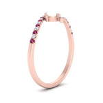 Load image into Gallery viewer, bypass-modern-semi-mount-diamond-engagement-ring-with-pink-sapphire-in-FD9984SMRGSADRPI-NL-RG
