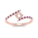Load image into Gallery viewer, bypass-modern-semi-mount-diamond-engagement-ring-with-pink-sapphire-in-FD9984SMRGSADRPI-NL-RG
