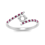 Load image into Gallery viewer, bypass-modern-semi-mount-diamond-engagement-ring-with-pink-sapphire-in-FD9984SMRGSADRPI-NL-WG
