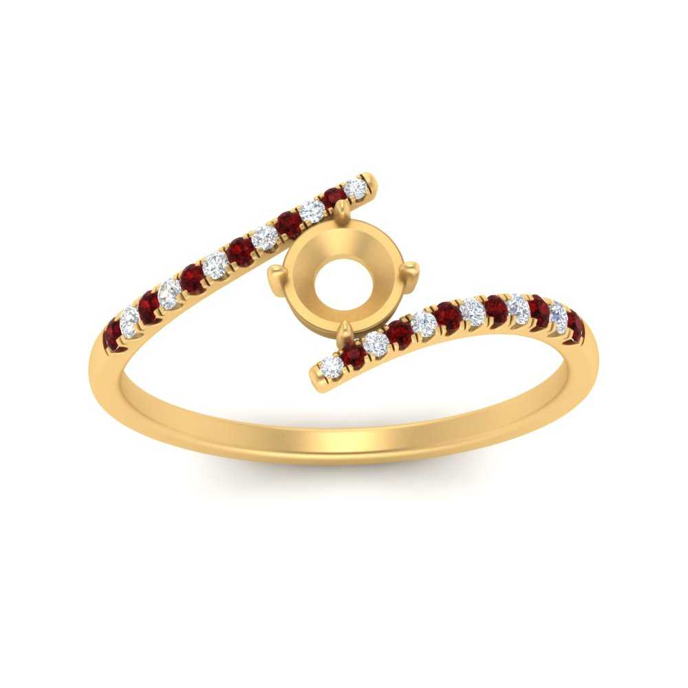 bypass-modern-semi-mount-diamond-engagement-ring-with-ruby-in-FD9984SMRGRUDR-NL-YG