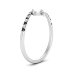 Load image into Gallery viewer, bypass-modern-semi-mount-engagement-ring-with-black-diamond-in-FD9984SMRGBLACK-NL-WG
