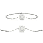 Load image into Gallery viewer, Alphabet disc diamond bracelet
