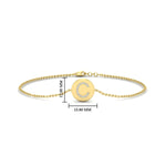 Load image into Gallery viewer, Alphabet disc diamond bracelet

