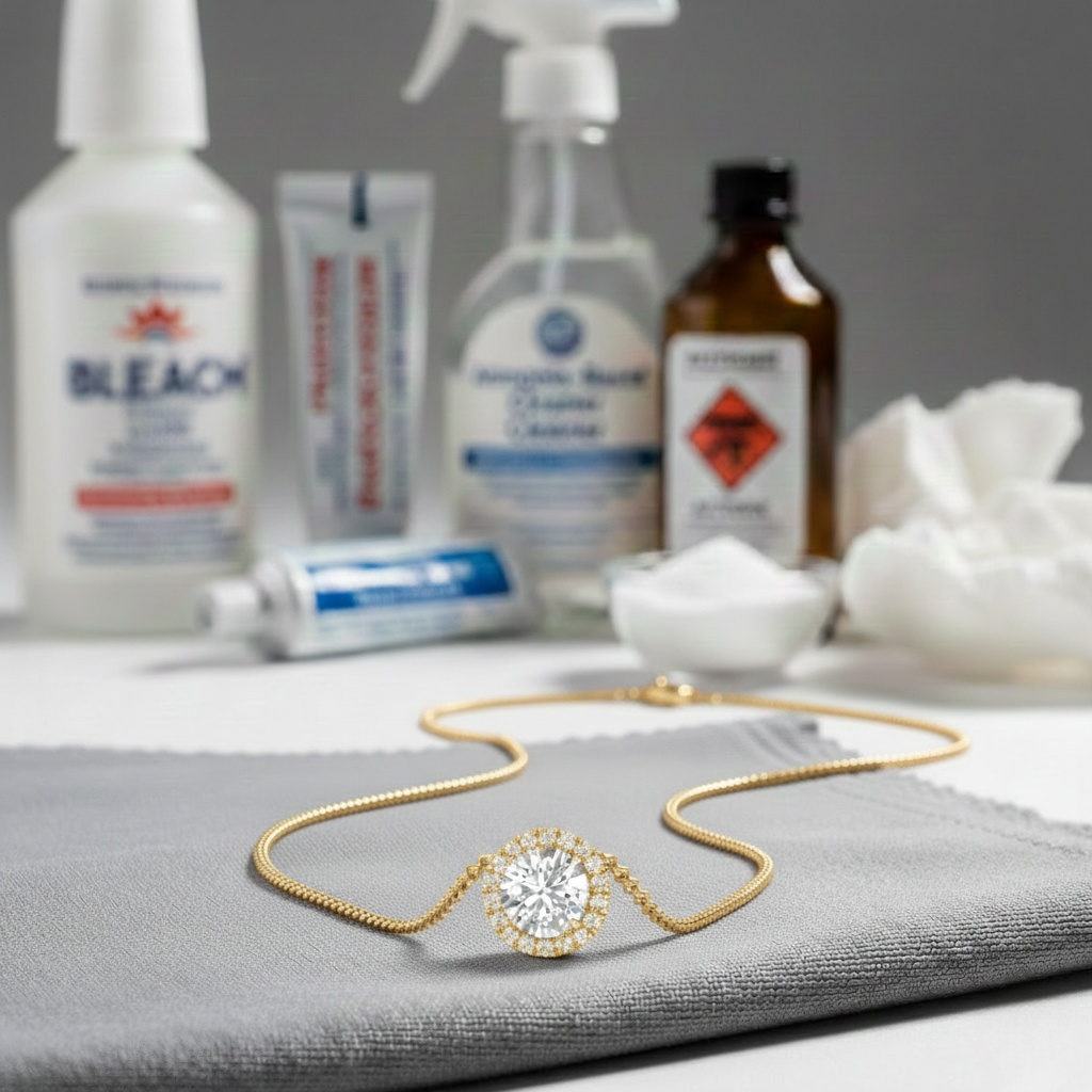 What to Avoid When Cleaning Diamond Jewelry