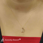 Load image into Gallery viewer, capital-d-alphabet-diamond-pendant-in-FDPD11292D-NL-YG
